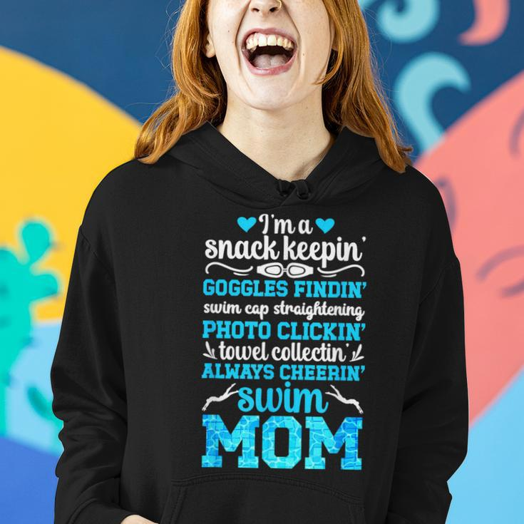 I'm A Swim Mom Of A Swimmer Mom Swimming Mother Swim Mama Women Hoodie Gifts for Her