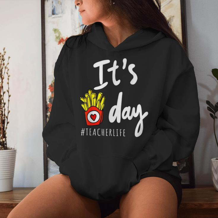 It's Fry Day Teacher Life Women Hoodie Gifts for Her