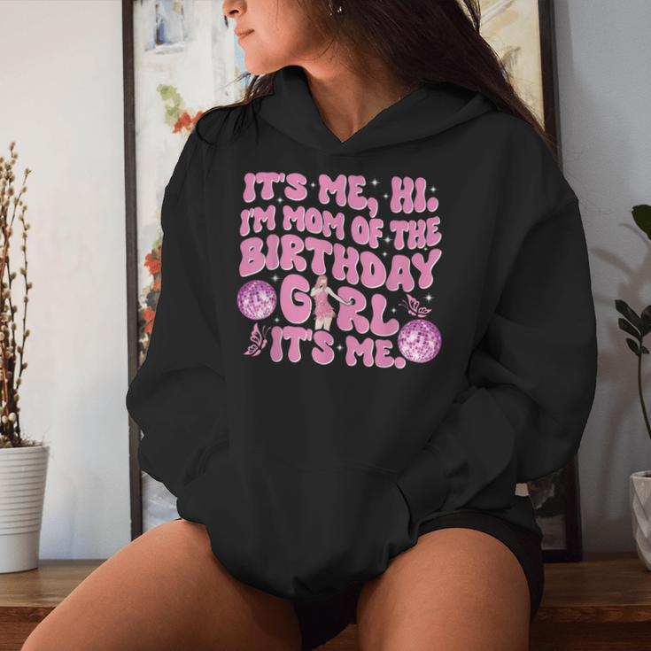 Its Me Hi Im Mom And Dad Birthday Girl Music Family Matching Women Hoodie Gifts for Her