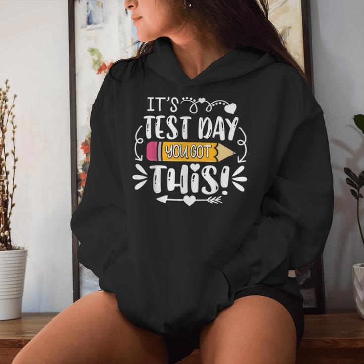 It's Rock The Test Testing Day You Got This Teacher Student Women Hoodie Gifts for Her