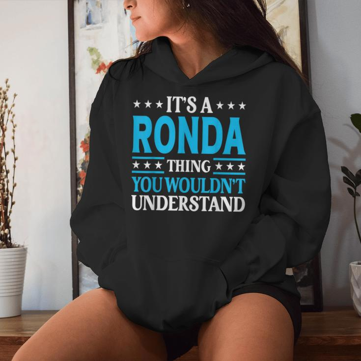 It's A Ronda Thing Wouldn't Understand Girl Name Ronda Women Hoodie Gifts for Her