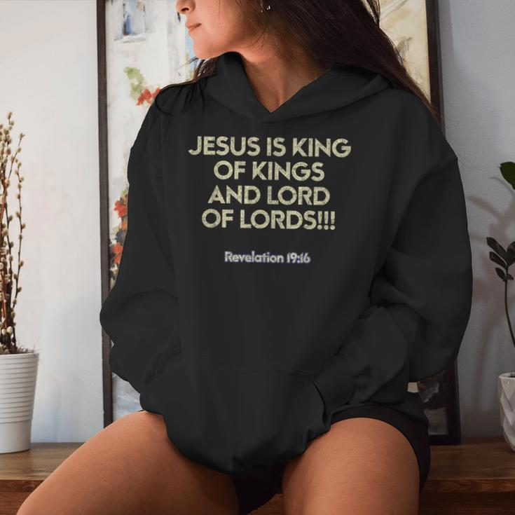 Jesus Is King Of Kings And Lord Of Lords Christian Women Hoodie Gifts for Her