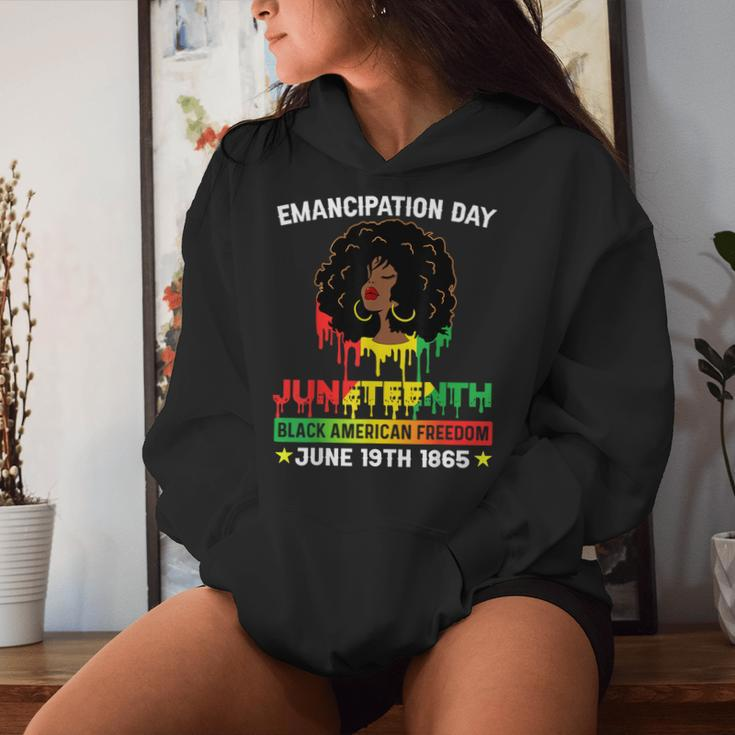 Junenth African Black American Feedom 1865 Women Hoodie Gifts for Her