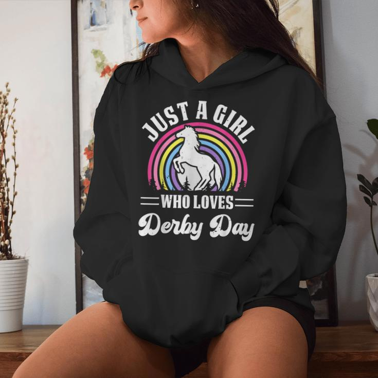 Just A Girl Who Loves Derby Day Derby Day 2024 Girl Women Hoodie Gifts for Her