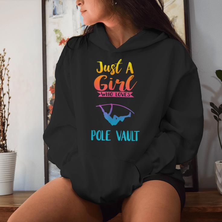 Just A Girl Who Loves Pole Vault Pole Vault Women Hoodie Gifts for Her