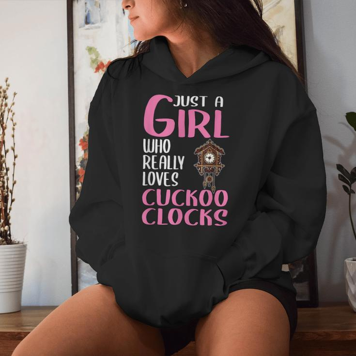 Just A Girl Who Really Loves Cuckoo Clocks Women Hoodie Gifts for Her