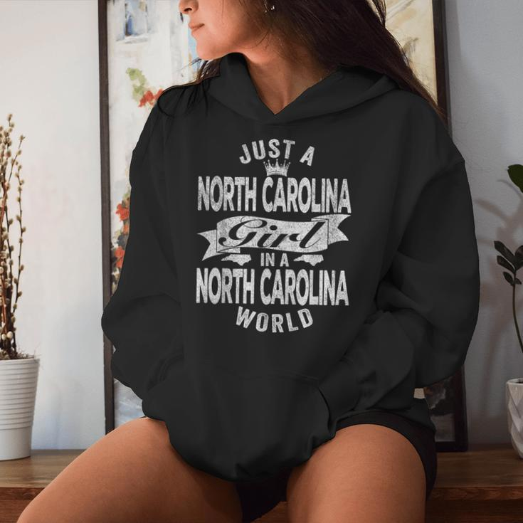 Just A North Carolina Girl In A North Carolina World Women Hoodie Gifts for Her