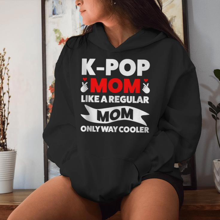 K-Pop Mom Like A Regular Mom Only Way Cooler Lgbt Gay Pride Women Hoodie Gifts for Her