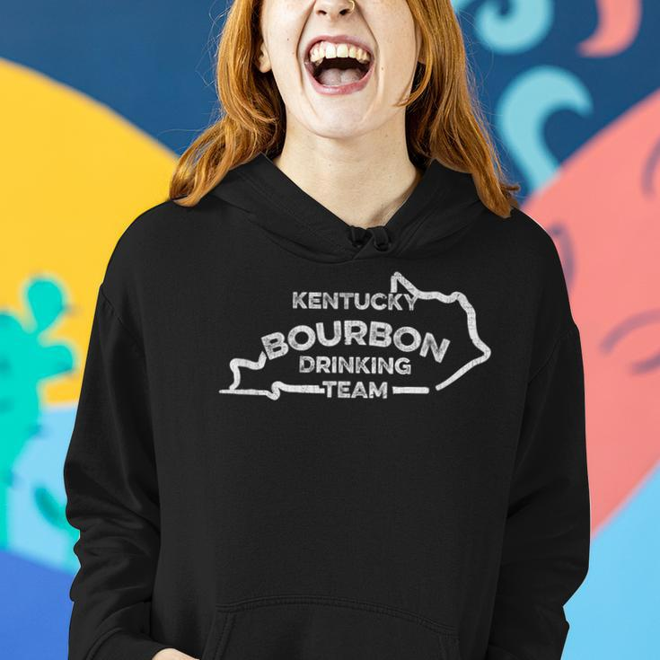 Kentucky Bourbon Drinking Team State Whiskey Lover Women Hoodie Gifts for Her