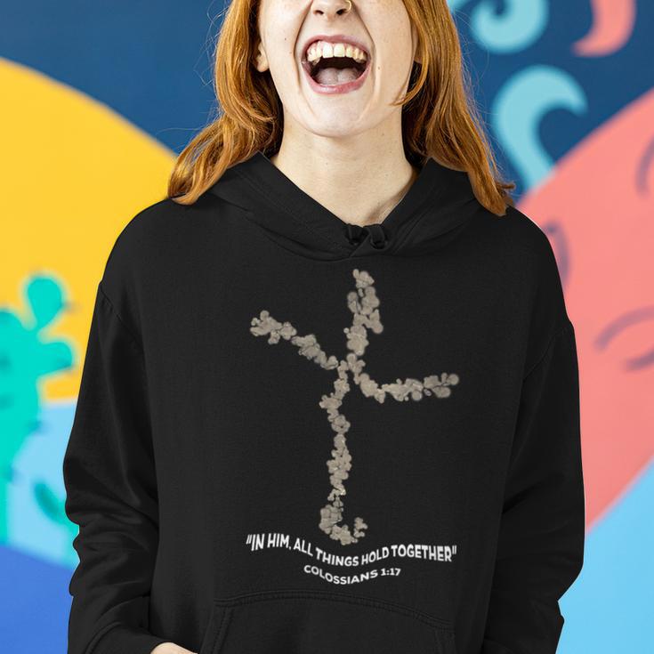 Laminin Christian Jesus Cross Women Hoodie Gifts for Her