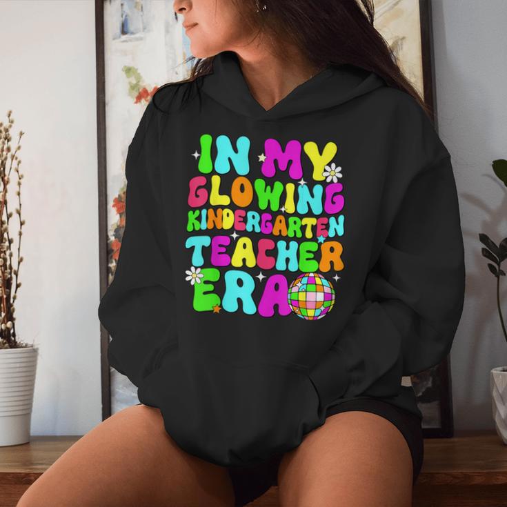 Last Day Of School In My Glowing Kindergarten Teacher Era Women Hoodie Gifts for Her