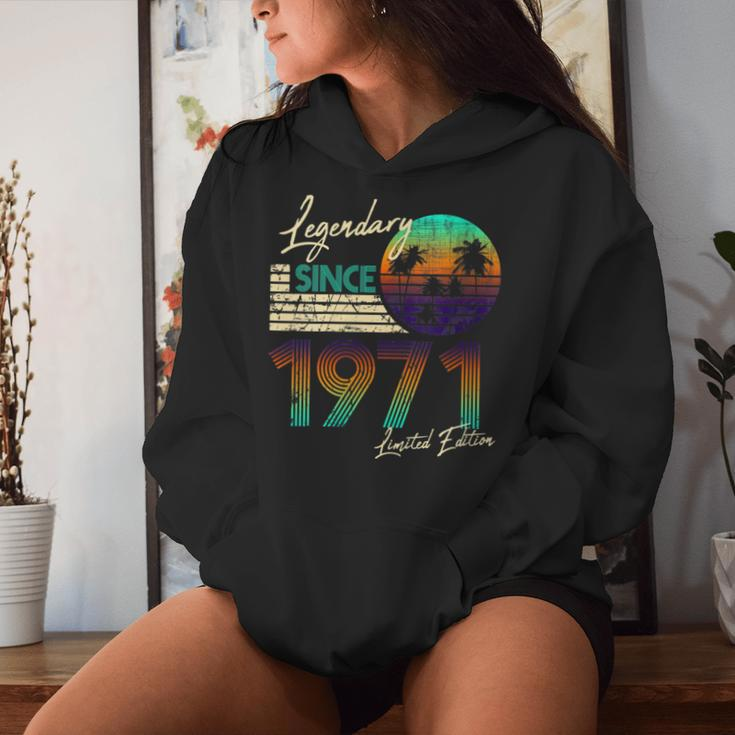Legendary Since Bday March 1971 Vintage 50Th Birthday Women Hoodie Gifts for Her