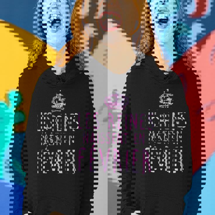 Les Legendes Sont Nees En Fevrier Tshirt Sweat à capuche femme Cadeaux pour elle