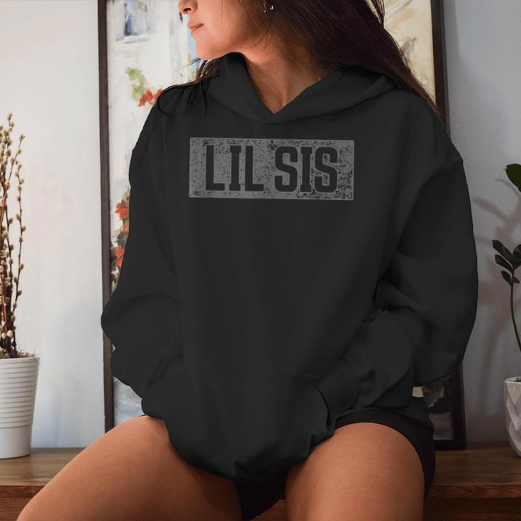 Lil Sis Matching Sibling Outfit Soon To Be Little Sister Women Hoodie Gifts for Her