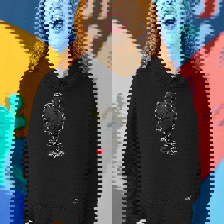 I Love My Black Silkie Chicken Women Hoodie Gifts for Her
