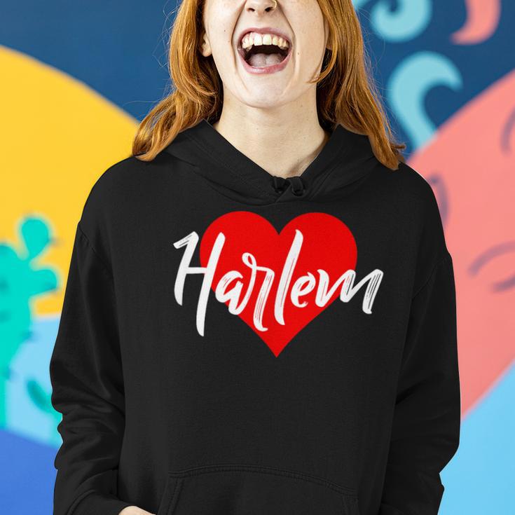 I Love Harlem For New York Lover Idea Women Hoodie Gifts for Her