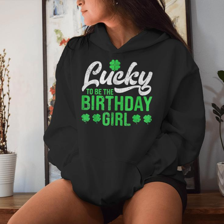 Lucky To Be The Birthday Girl St Patrick's Day Irish Cute Women Hoodie Gifts for Her