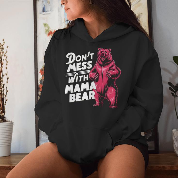 Lustiger Muttertag Für Damen Don't Mess With Mama Bear Kapuzenpullover für Damen Geschenke für Sie