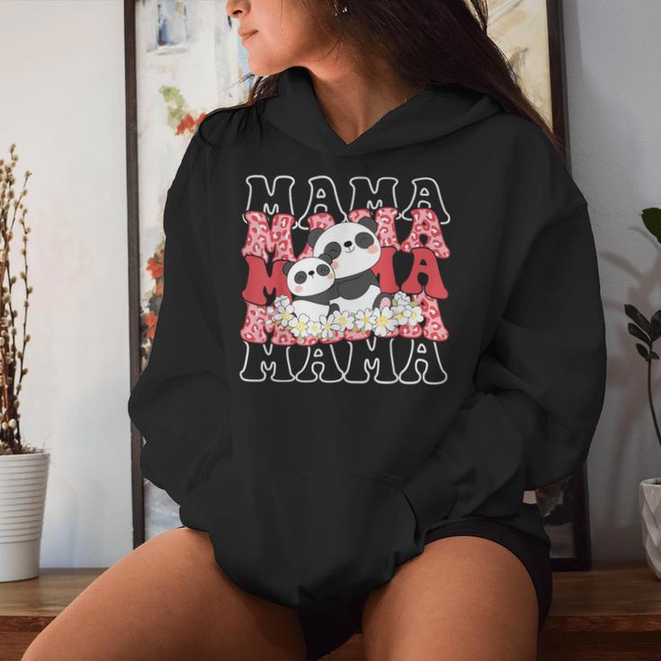 Lustiges Geschenk Zum Muttertag Panda Mama Mama Frauen Panda-Liebhaber Geschenke Kapuzenpullover für Damen Geschenke für Sie