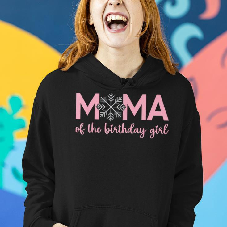 Mama Of The Birthday Girl Winter Onederland 1St Birthday Women Hoodie Gifts for Her
