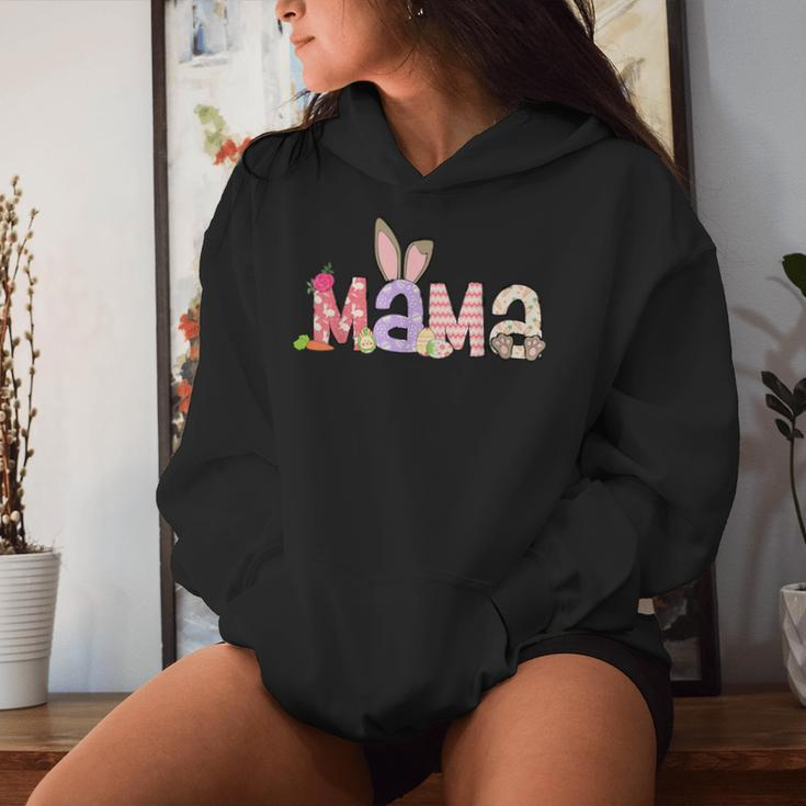 Mama Bunny Easter Mom Pregnancy Expecting Rabbit Mama Women Hoodie Gifts for Her