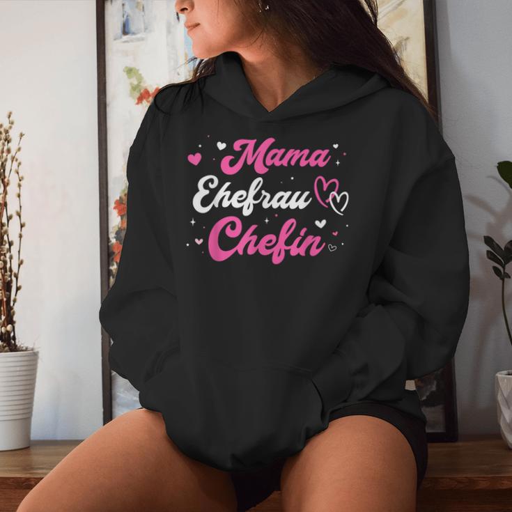 Mama Ehefrau Chefin Für Muttertag Weihnachten Geburtstag Kapuzenpullover für Damen Geschenke für Sie