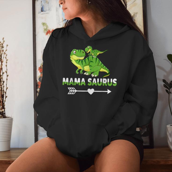 Mama Saurus Rex Idea Partner Look For Dino Fans Kapuzenpullover für Damen Geschenke für Sie