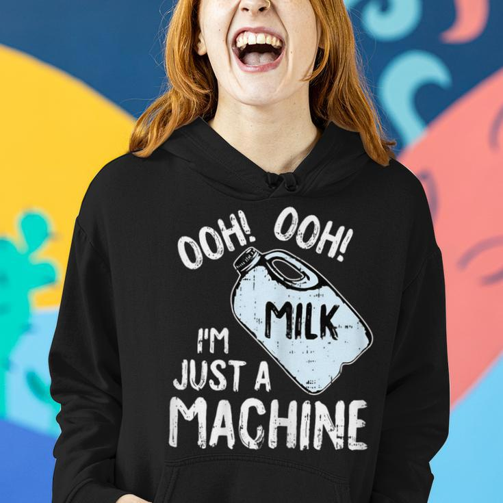 Milk Machine Breastfeeding Motherhood Mama Mom Women Hoodie Gifts for Her