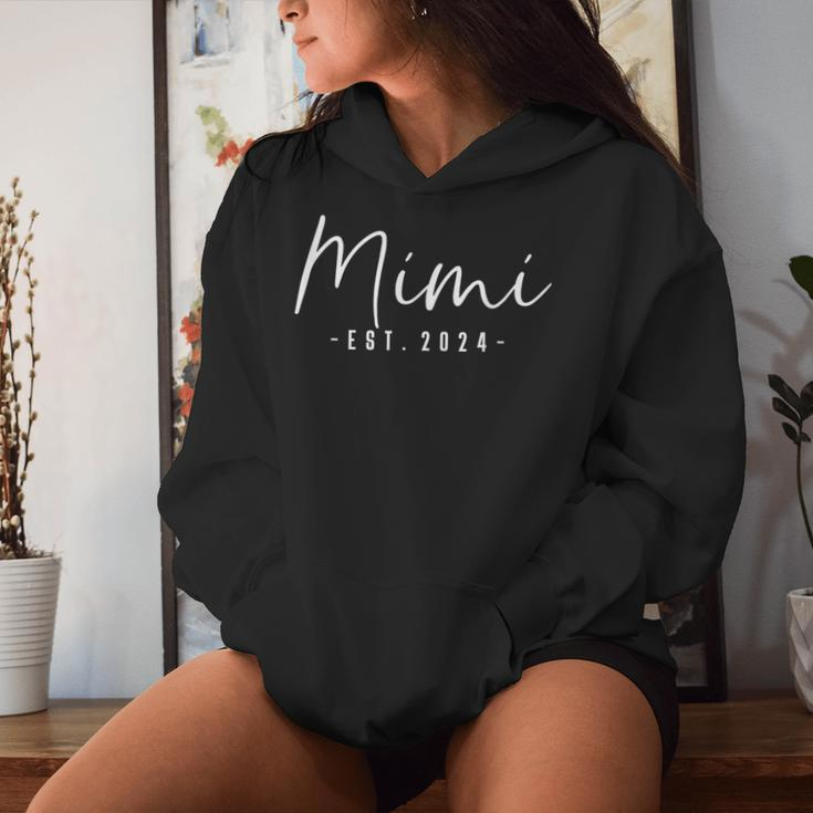 Mimi Est 2024 Mimi To Be New Grandma Pregnancy Women Hoodie Gifts for Her
