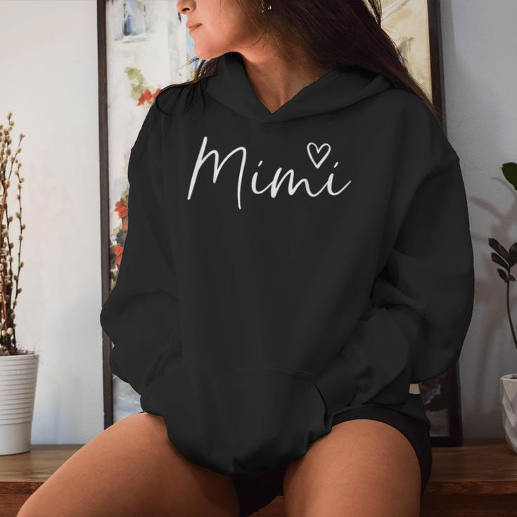 Mimi For Grandma Heart Mother's Day Mimi Women Hoodie Gifts for Her