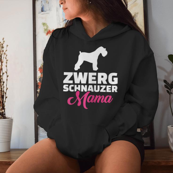 Miniature Schnauzer Mama Kapuzenpullover für Damen Geschenke für Sie