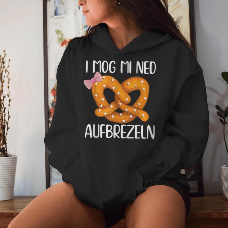 I Mog Mi Ned Aufbrezelnolksfest Beer Dirndl Costume S Kapuzenpullover für Damen Geschenke für Sie