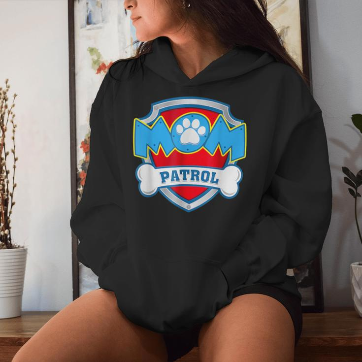 Mom Of The Birthday Boy Girl Dog Paw Family Matching Women Hoodie Gifts for Her