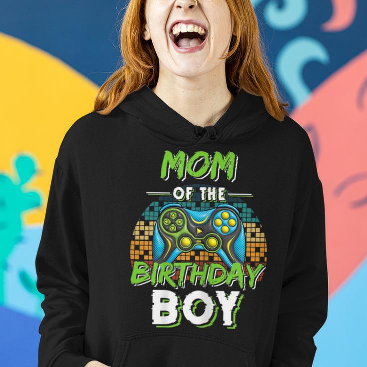 Mom Of The Birthday Boy Matching Video Gamer Birthday Party Women Hoodie Gifts for Her