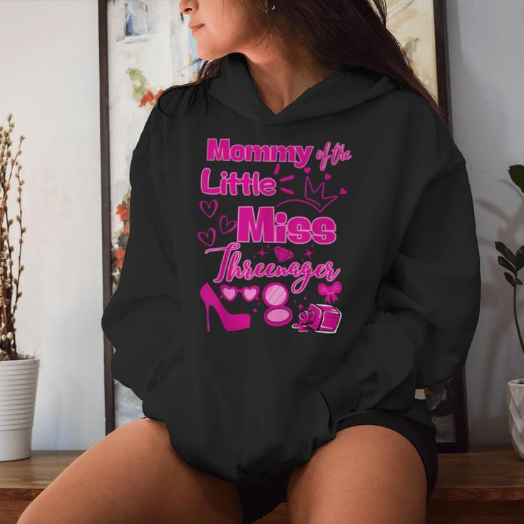 Mommy Miss Threenager 13 Bday Girls Salon Spa Makeup Party Women Hoodie Gifts for Her