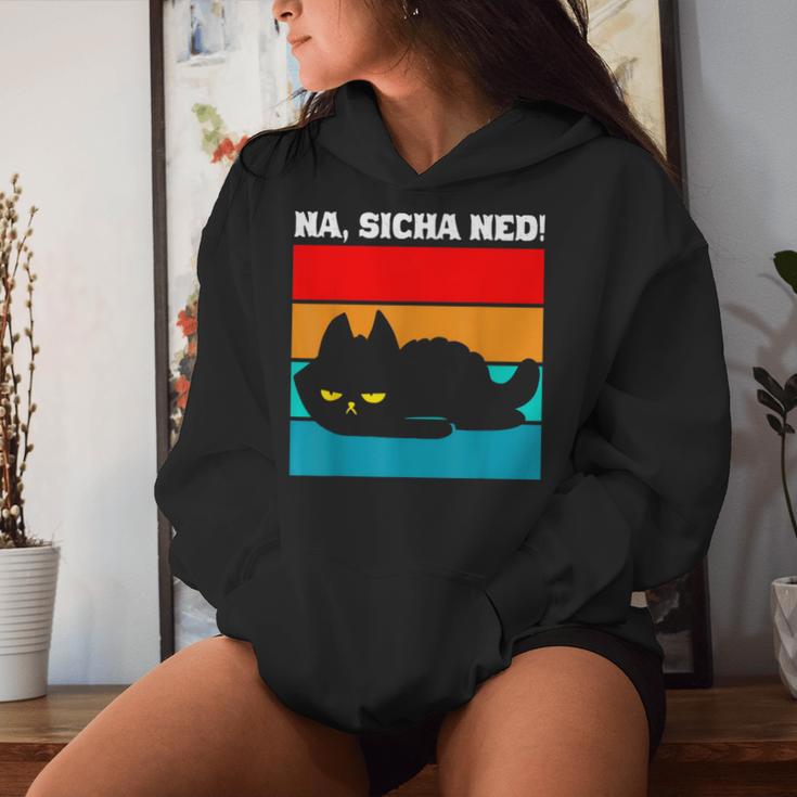 Na Sicha Ned Cat Cat Animal Cat Owner Women's Kapuzenpullover für Damen Geschenke für Sie