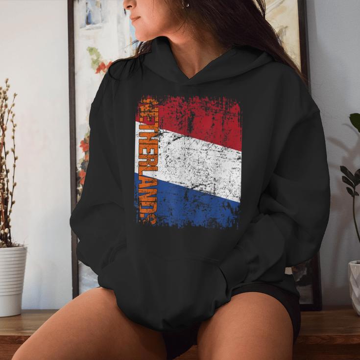 Netherlands Orange Flag Women's Children's Kapuzenpullover für Damen Geschenke für Sie