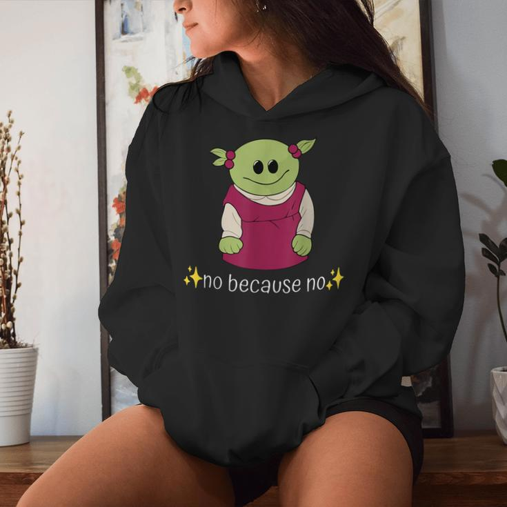 No Because No Who's That Wonderful Girl Women Hoodie Gifts for Her