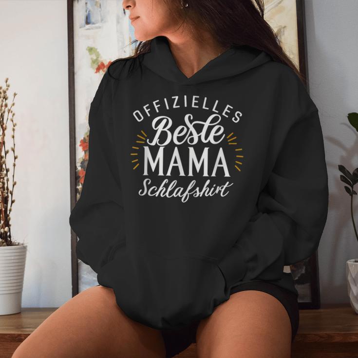 Offizielles Beste Mama-Schlaf Muttertag Lustig Mutter Kapuzenpullover für Damen Geschenke für Sie