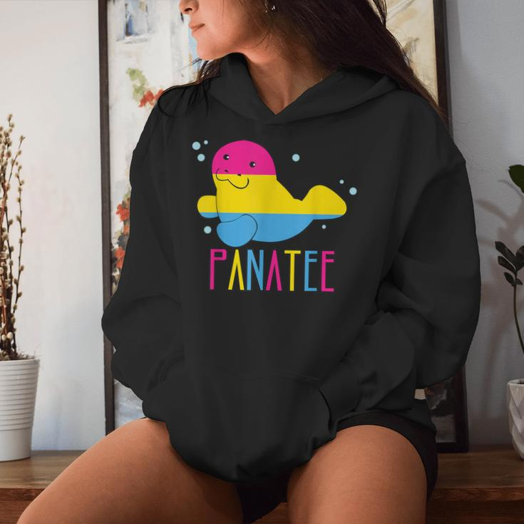 Pana Pansexual Mana Lgbt Pride Rainbow Flag Sea Animal Women Hoodie Gifts for Her