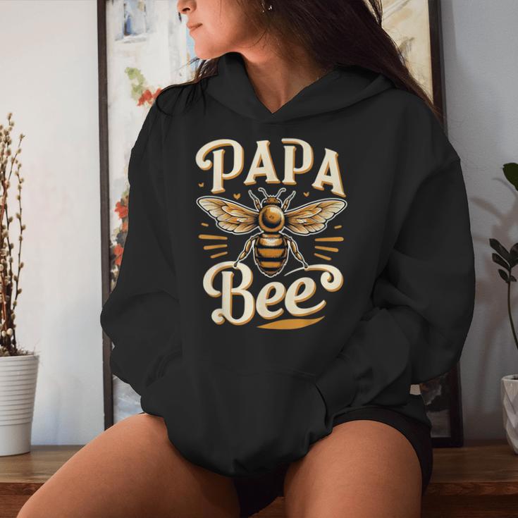 Papa Bee Outfit Zum Ersten Bienentag Passend Zur Familie Bee Kapuzenpullover für Damen Geschenke für Sie