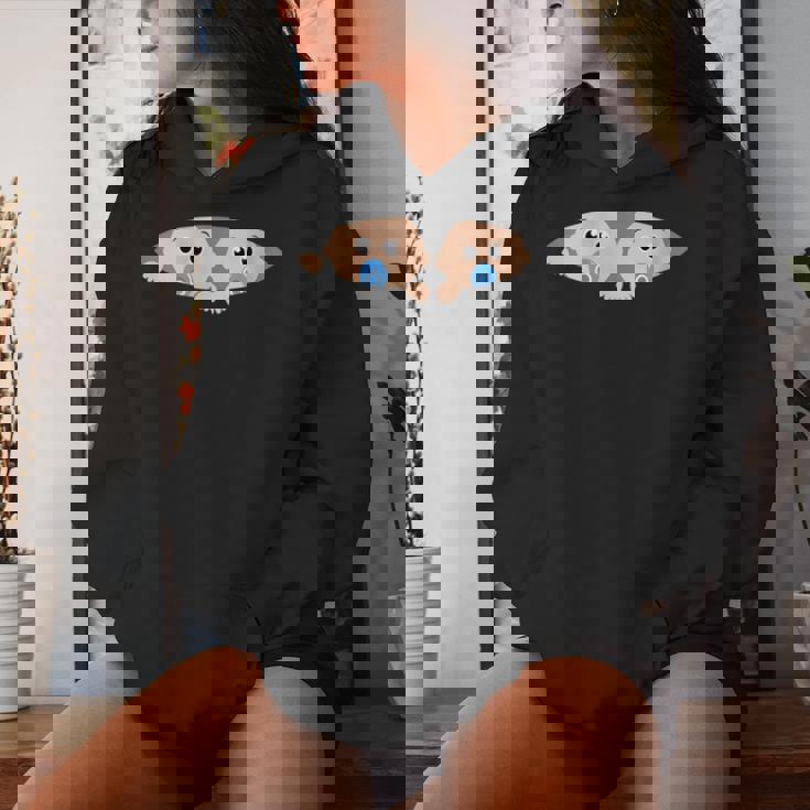 Para La Embarazada Con Gemelos Embarazo Divertido Cuello Sudadera con capucha para mujer Regalos para ella