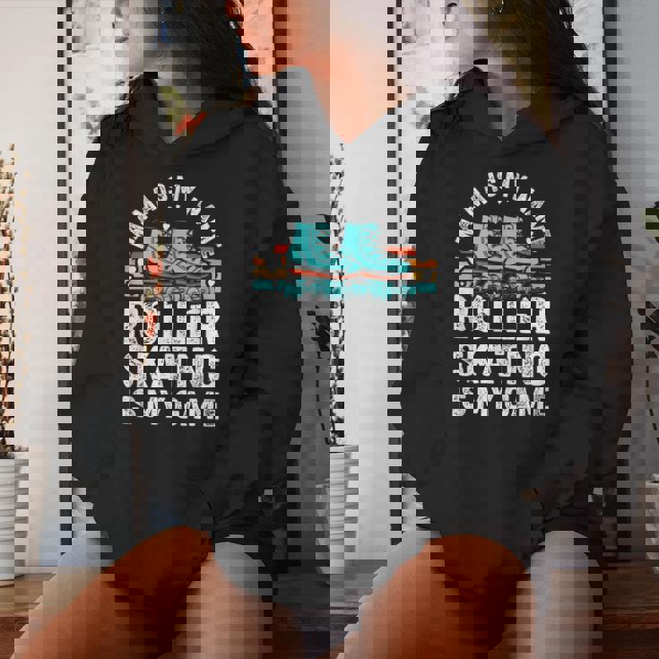 Patines Patines Patinador Mama Patinaje Mama Sudadera con capucha para mujer Regalos para ella