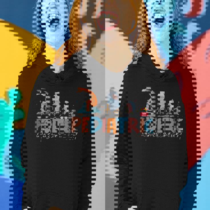 Pediatric Intensive Care Unit Cute Animals Groovy Picu Nurse Women Hoodie Gifts for Her