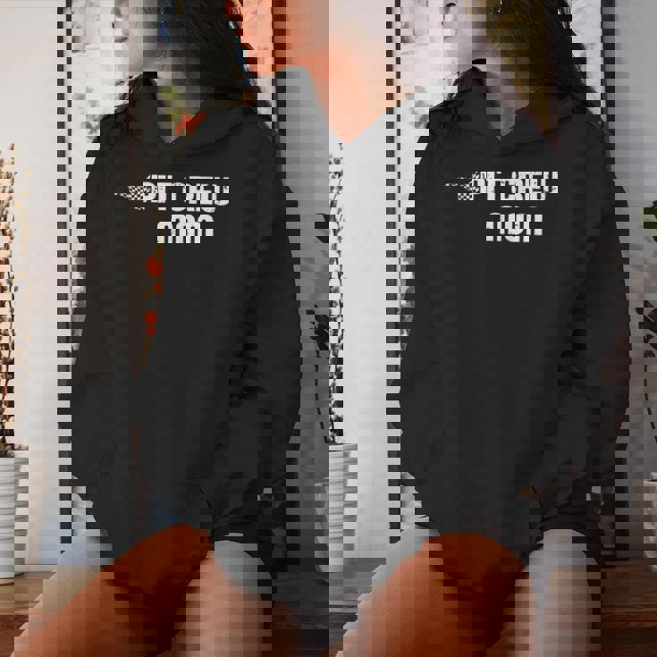 Pit Crew Mom Racing Car Family Matching Birthday Party Women Hoodie Gifts for Her