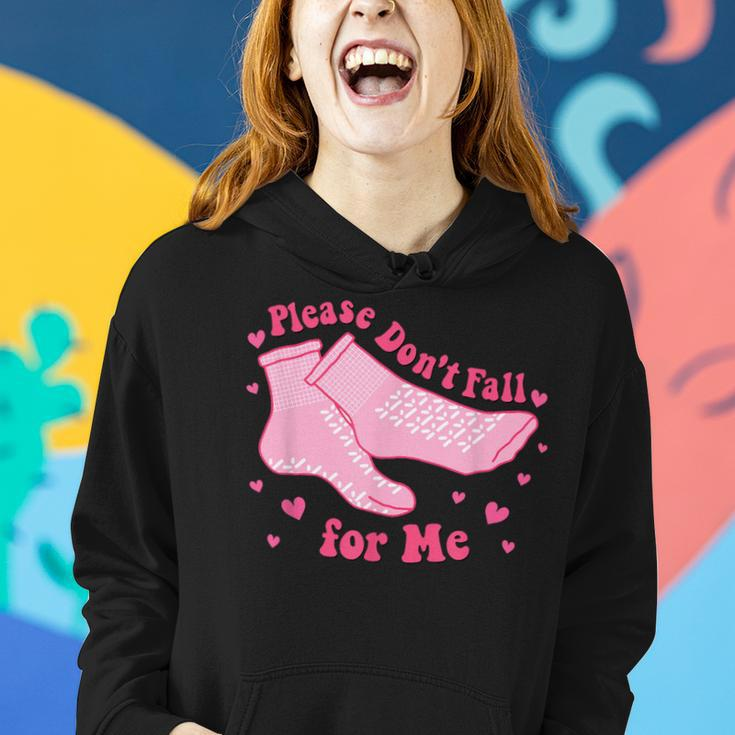 Please Don't Fall For Me Rn Pct Cna Nurse Valentine Costume Women Hoodie Gifts for Her