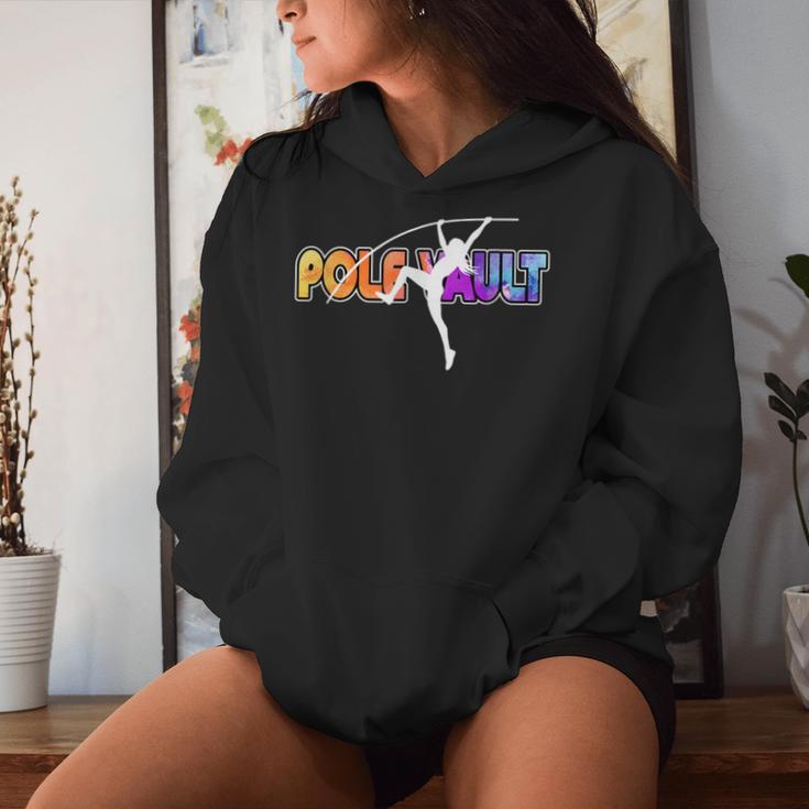 Pole Vault Girl Fun Pole Vaulting For Your Vaulter Women Hoodie Gifts for Her