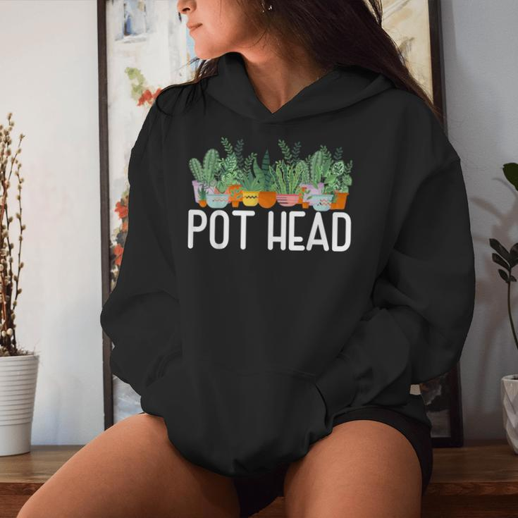 Pot Head Plant Gardener Women Hoodie Gifts for Her