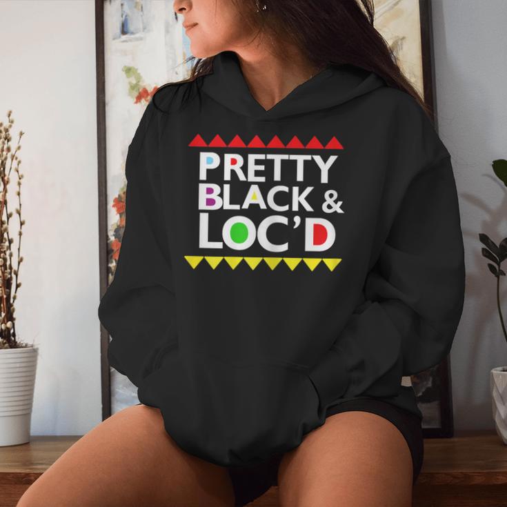 Pretty Black Locs For Loc'd Up Dreadlocks Girl Melanin Women Hoodie Gifts for Her