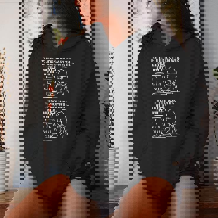 Programmer Code Doesnt Work Why Coding Developer Women Women Hoodie Gifts for Her